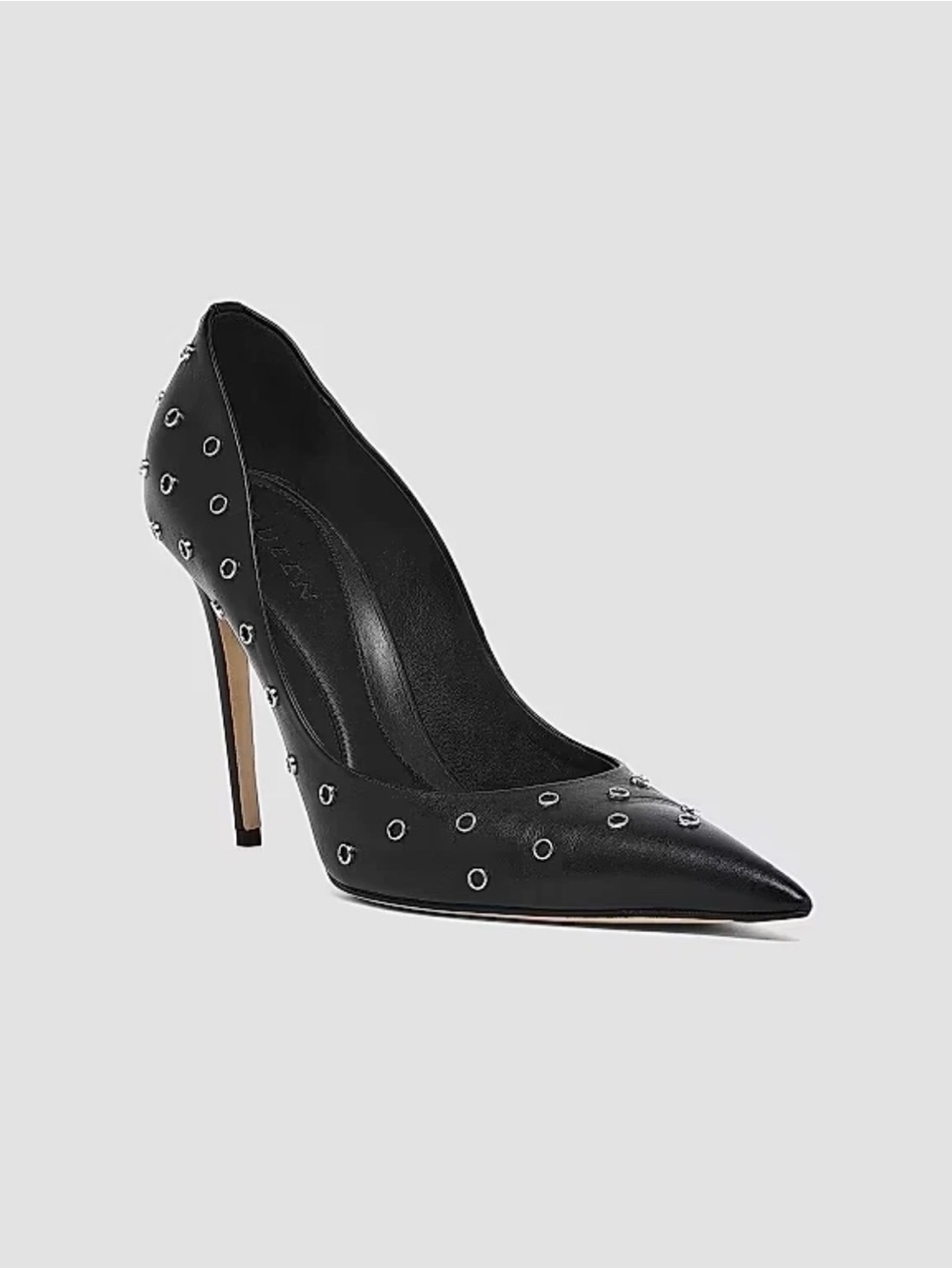 McQueen Grommet Pointed Toe Pump